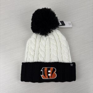 Cincinnati Bengals 47’ Beanie Womens NFL Winter Hat Toque Embroidered Gift NEW